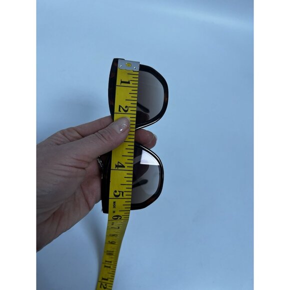 New Quay Australia Coffee Run Mini Sunglasses Polarized Tort Brown - Picture 3 of 10